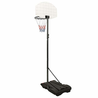 Basketbalový Koš Bílý 216–250 Cm Polyethylen