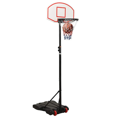 Basketbalový Koš Bílý 216–250 Cm Polyethylen