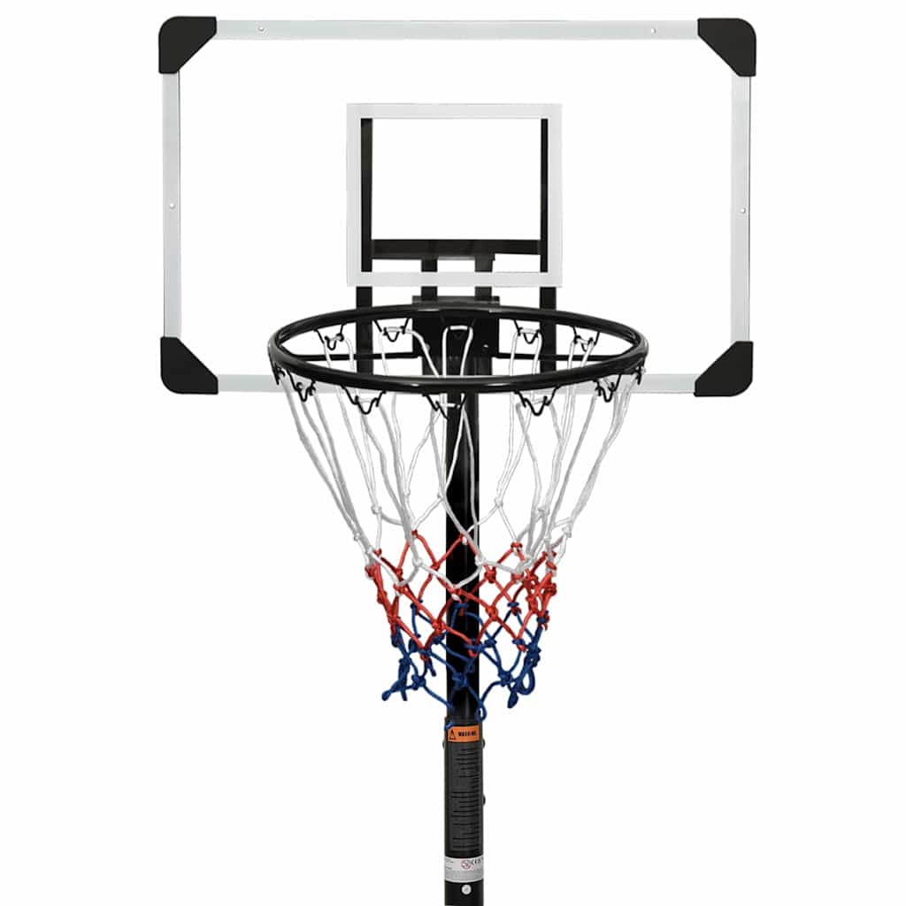 Basketbalový Koš S Průhlednou Deskou 216 X 250 Cm Polykarbonát
