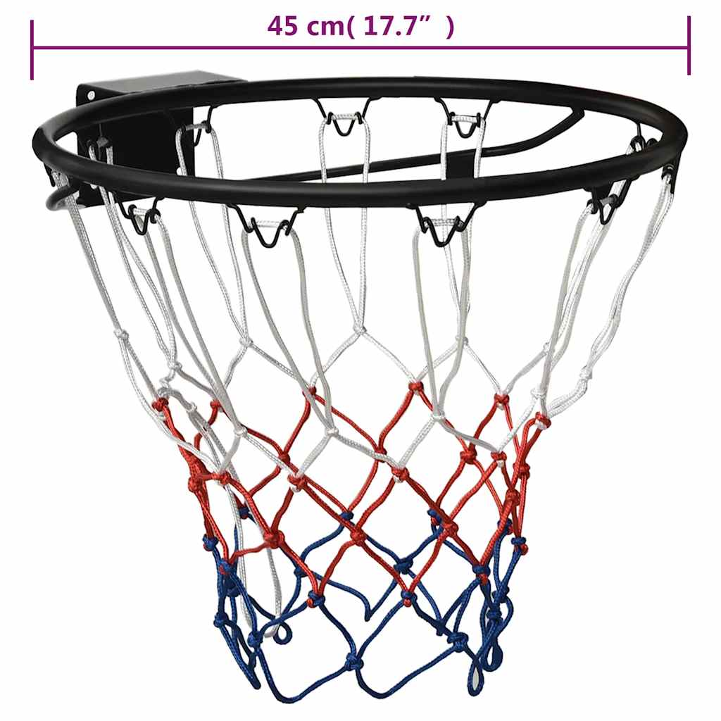 Basketbalová Obroučka Černá 45 Cm Ocel