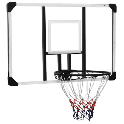 Basketbalový Koš S Průhlednou Deskou 90X60X2,5 Cm Polykarbonát