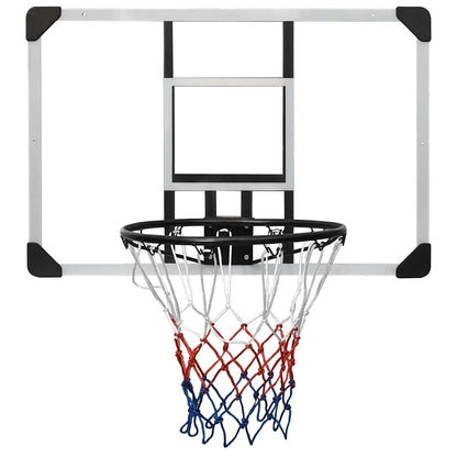 Basketbalový Koš S Průhlednou Deskou 90X60X2,5 Cm Polykarbonát