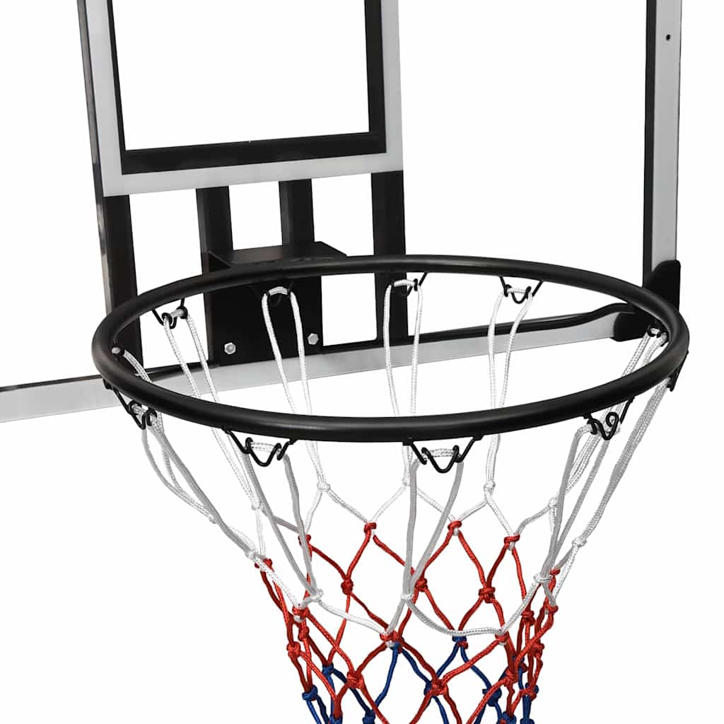 Basketbalový Koš S Průhlednou Deskou 90X60X2,5 Cm Polykarbonát