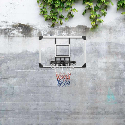 Basketbalový Koš S Průhlednou Deskou 90X60X2,5 Cm Polykarbonát
