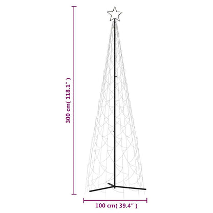 Vánoční Stromeček Z Kužele, , 500 Led Diod, 100 X 300 Cm