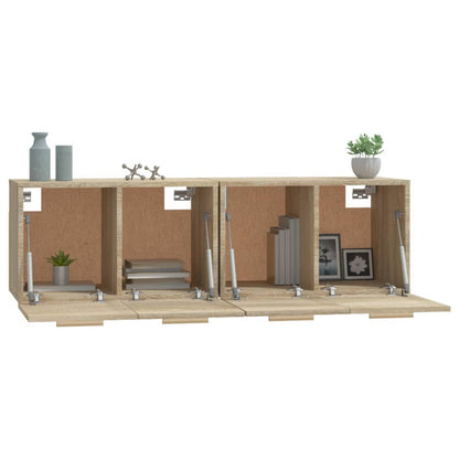 Nástěnné Skříňky 2 Ks Dub Sonoma 60 X 36,5 X 35 Cm Kompozit