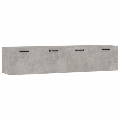 Nástěnné Skříňky 2 Ks Betonově Šedé 60X36,5X35 Cm Kompozit