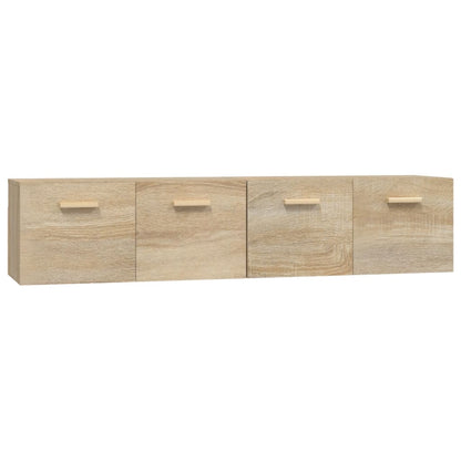 Nástěnné Skříňky 2 Ks Dub Sonoma 80X35X36,5 Cm Kompozitní Dřevo