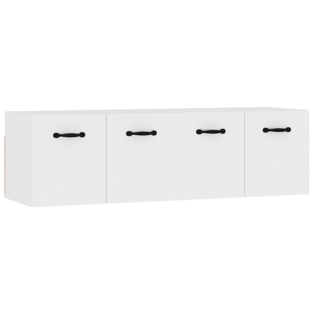 Nástěnné Skříňky 2 Ks Bílé 80 X 35 X 36,5 Cm Kompozitní Dřevo