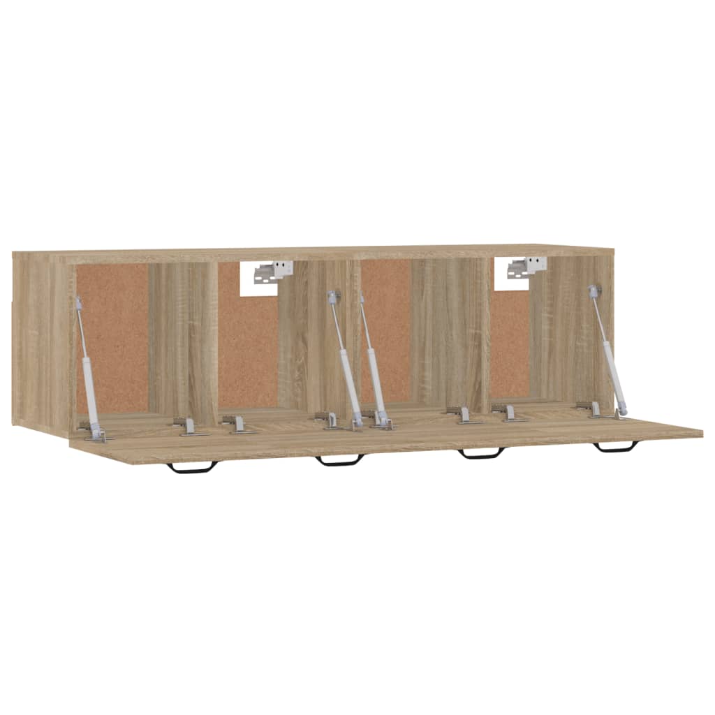 Nástěnné Skříňky 2 Ks Dub Sonoma 80X35X36,5 Cm Kompozitní Dřevo