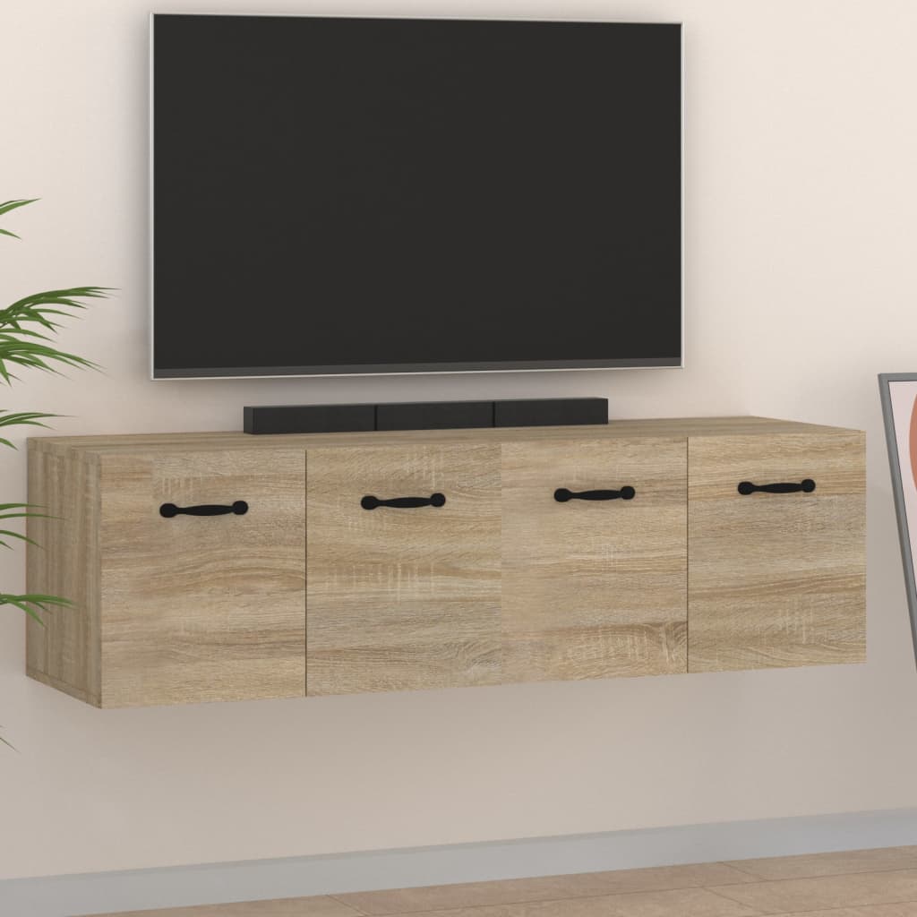 Nástěnné Skříňky 2 Ks Dub Sonoma 80X35X36,5 Cm Kompozitní Dřevo