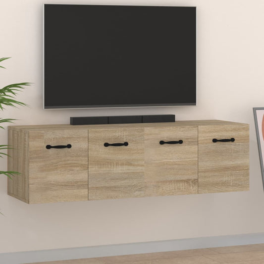 Nástěnné Skříňky 2 Ks Dub Sonoma 80X35X36,5 Cm Kompozitní Dřevo