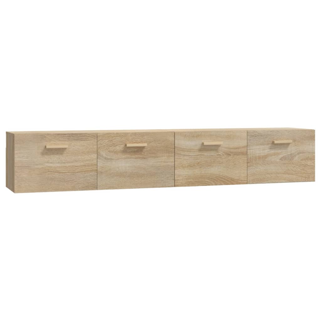 Nástěnné Skříňky 2 Ks Dub Sonoma 100X36,5X35Cm Kompozitní Dřevo