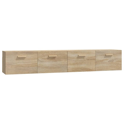 Nástěnné Skříňky 2 Ks Dub Sonoma 100X36,5X35Cm Kompozitní Dřevo