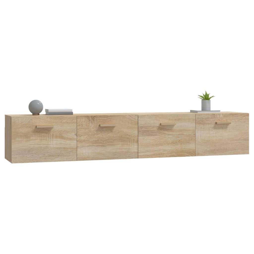 Nástěnné Skříňky 2 Ks Dub Sonoma 100X36,5X35Cm Kompozitní Dřevo