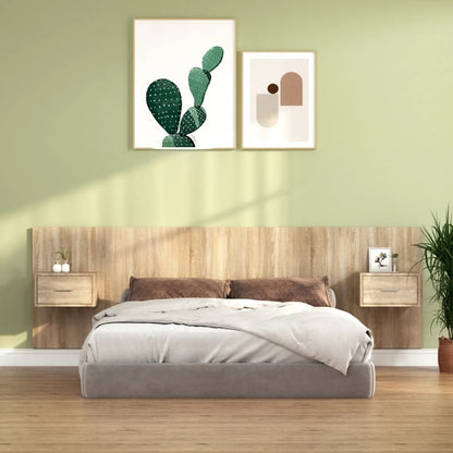 Čelo Postele Se Skříňkami Kompozitní Dřevo