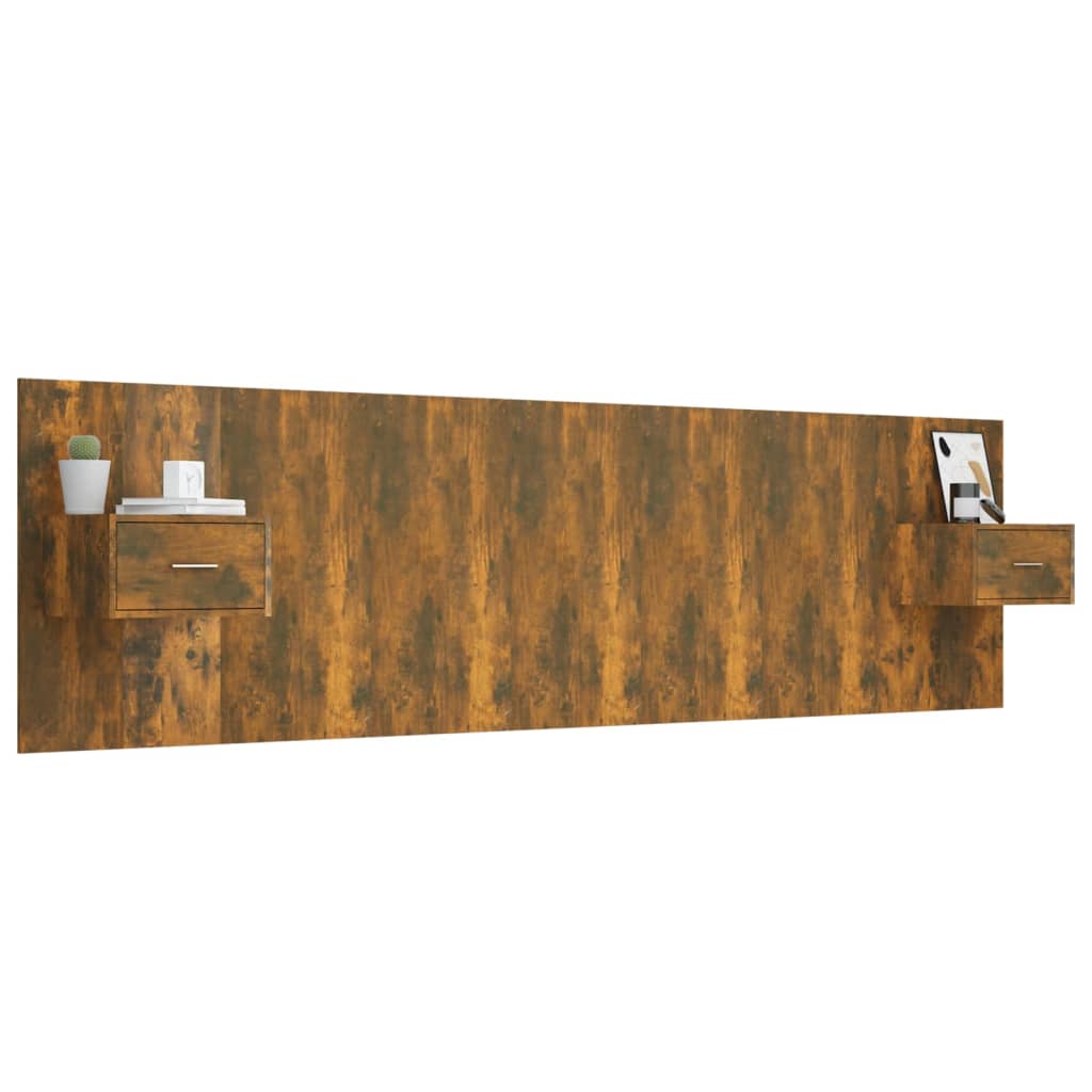 Čelo Postele Se Skříňkami Kompozitní Dřevo