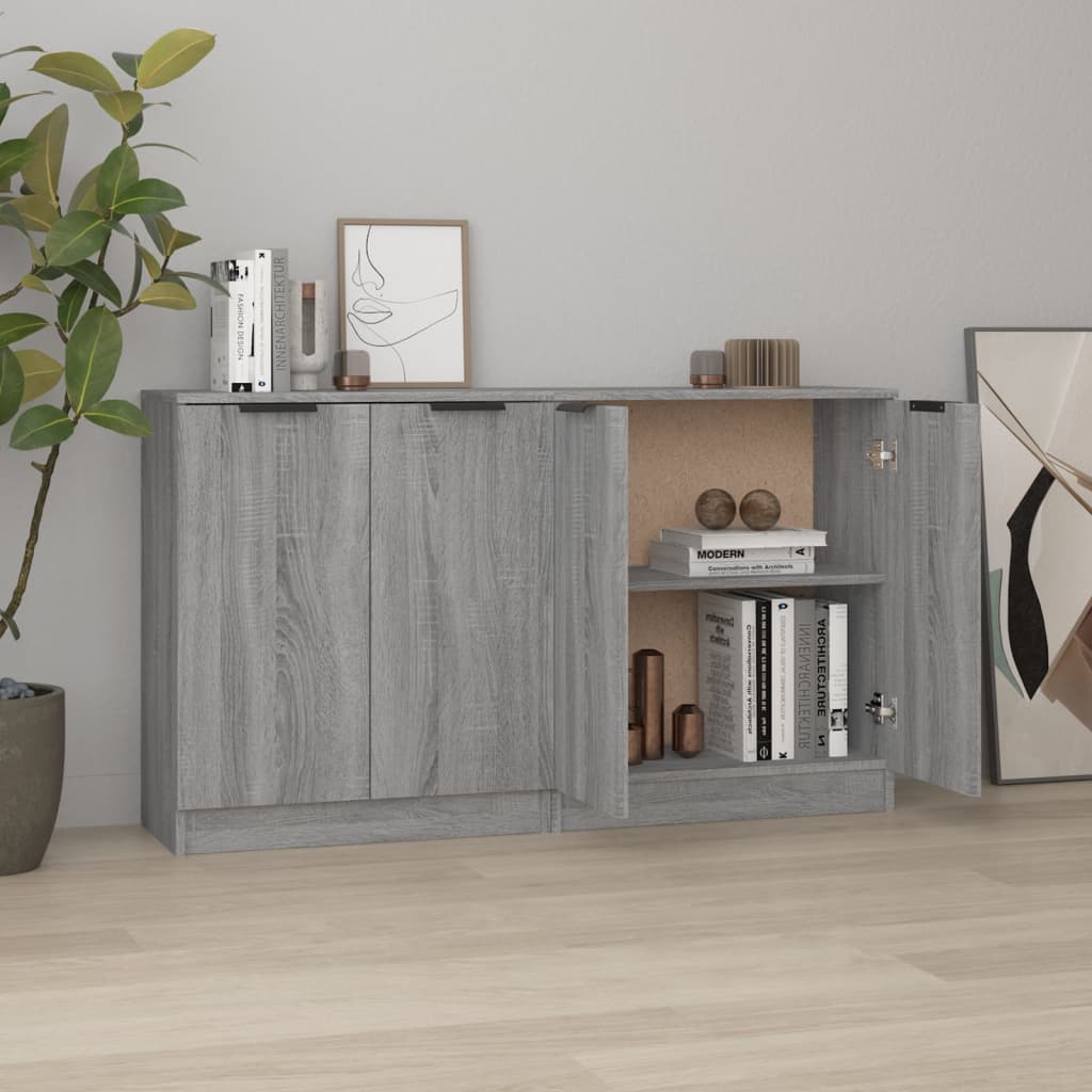 Příborníky 2 Ks 60 X 30 X 70 Cm Kompozitní Dřevo