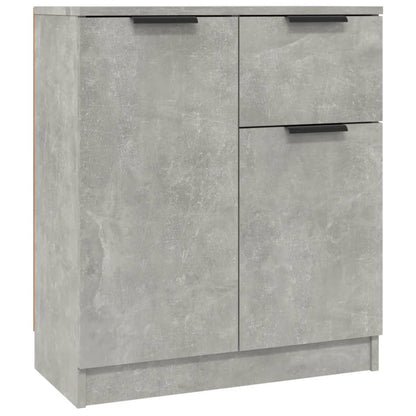 Příborníky 2 Ks Betonově Šedé 60 X 30 X 70 Cm Kompozitní Dřevo