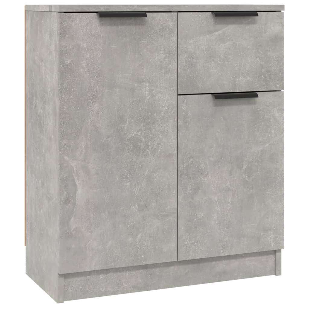 Příborníky 2 Ks Betonově Šedé 60 X 30 X 70 Cm Kompozitní Dřevo