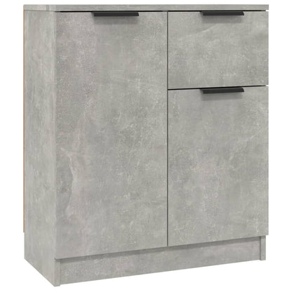 Příborníky 2 Ks Betonově Šedé 60 X 30 X 70 Cm Kompozitní Dřevo