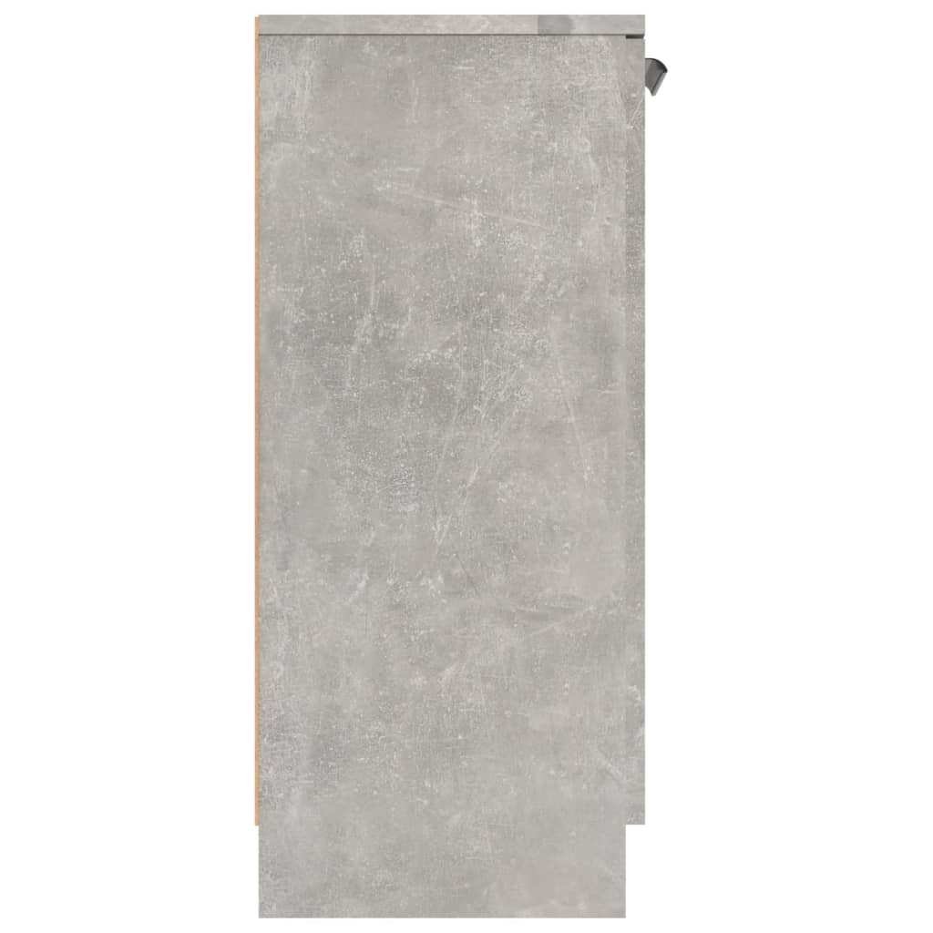 Příborníky 2 Ks Betonově Šedé 60 X 30 X 70 Cm Kompozitní Dřevo