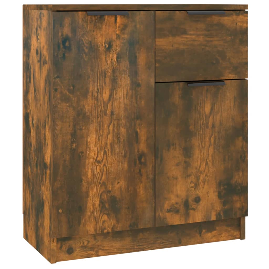 Příborníky 2 Ks Kouřový Dub 60 X 30 X 70 Cm Kompozitní Dřevo