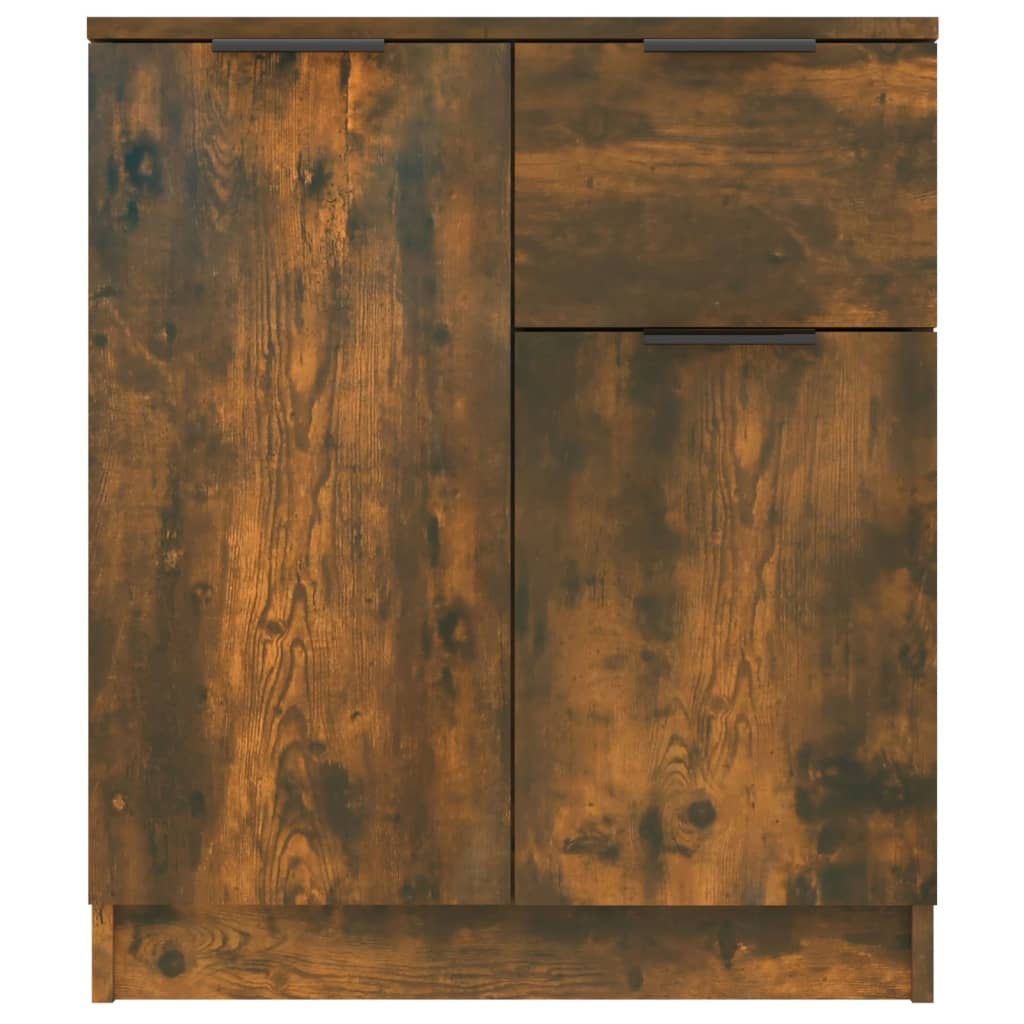 Příborníky 2 Ks Kouřový Dub 60 X 30 X 70 Cm Kompozitní Dřevo