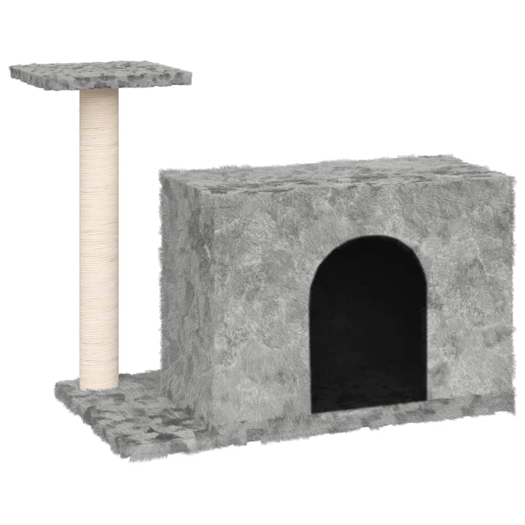 Škrabadlo Pro Kočky Se Sisalovým Sloupkem Světle Šedé 51 Cm