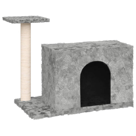 Škrabadlo Pro Kočky Se Sisalovým Sloupkem Světle Šedé 51 Cm