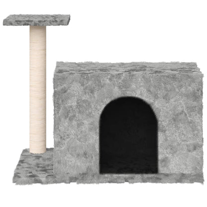 Škrabadlo Pro Kočky Se Sisalovým Sloupkem Světle Šedé 51 Cm
