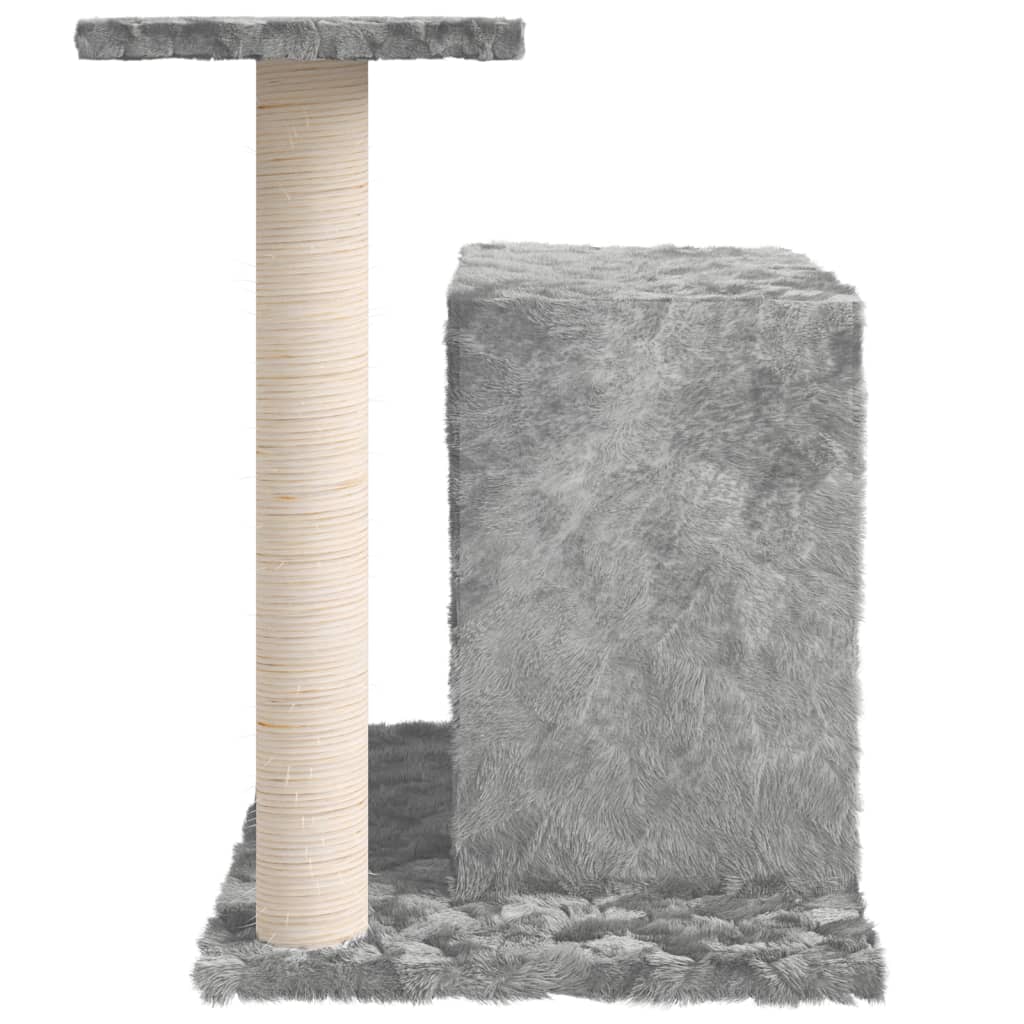 Škrabadlo Pro Kočky Se Sisalovým Sloupkem Světle Šedé 51 Cm