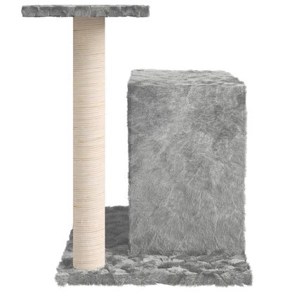 Škrabadlo Pro Kočky Se Sisalovým Sloupkem Světle Šedé 51 Cm