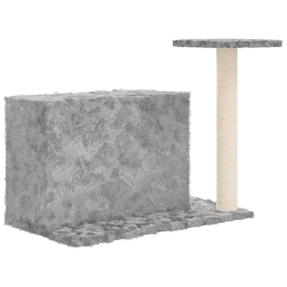Škrabadlo Pro Kočky Se Sisalovým Sloupkem Světle Šedé 51 Cm