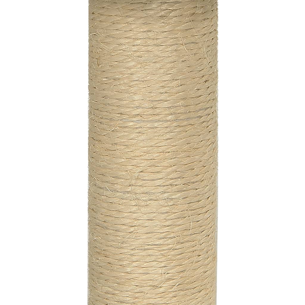 Škrabadlo Pro Kočky Se Sisalovým Sloupkem Krémové 74 Cm