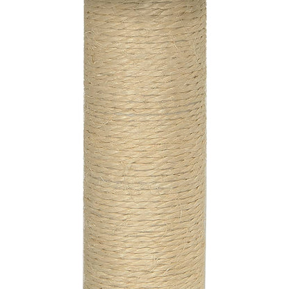 Škrabadlo Pro Kočky Se Sisalovým Sloupkem Krémové 74 Cm