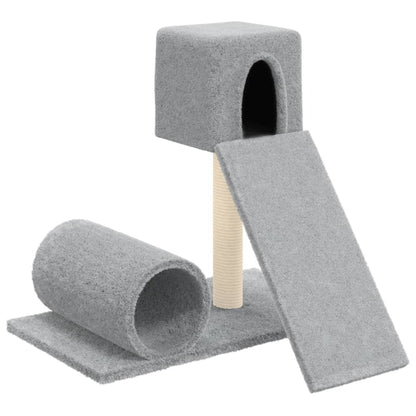 Škrabadlo Pro Kočky Se Sisalovým Sloupkem Světle Šedé 59 Cm