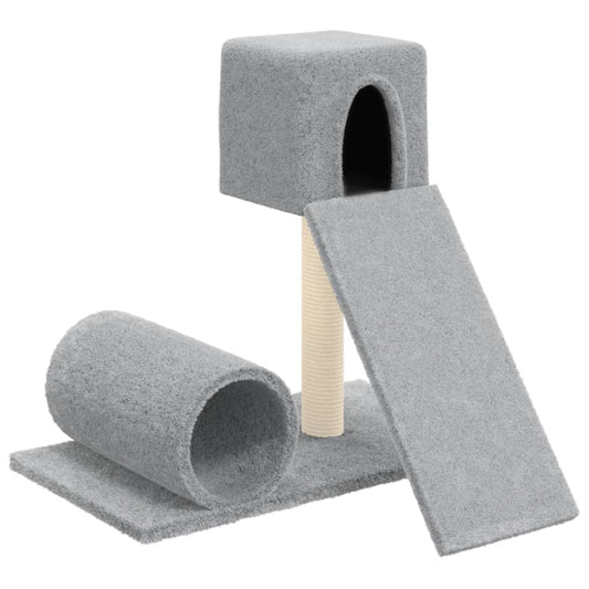 Škrabadlo Pro Kočky Se Sisalovým Sloupkem Světle Šedé 59 Cm