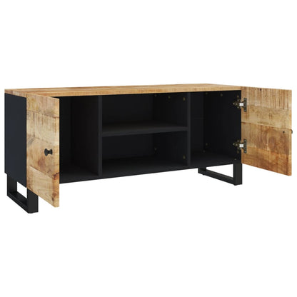 Tv Skříňka 105X33X46 Cm Masivní Mangovníkové Dřevo