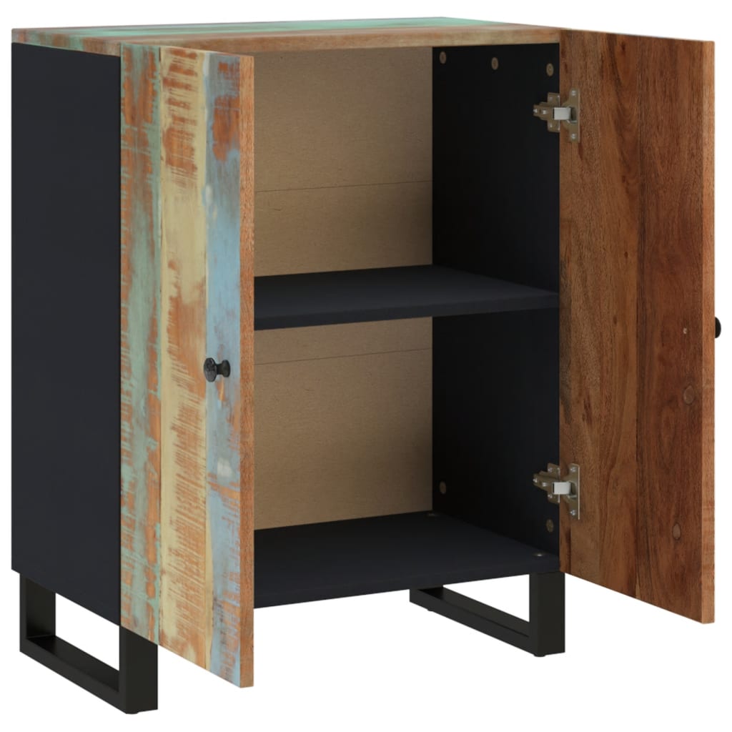 Příborník 60 X 33 X 75 Cm Masivní Recyklované Dřevo