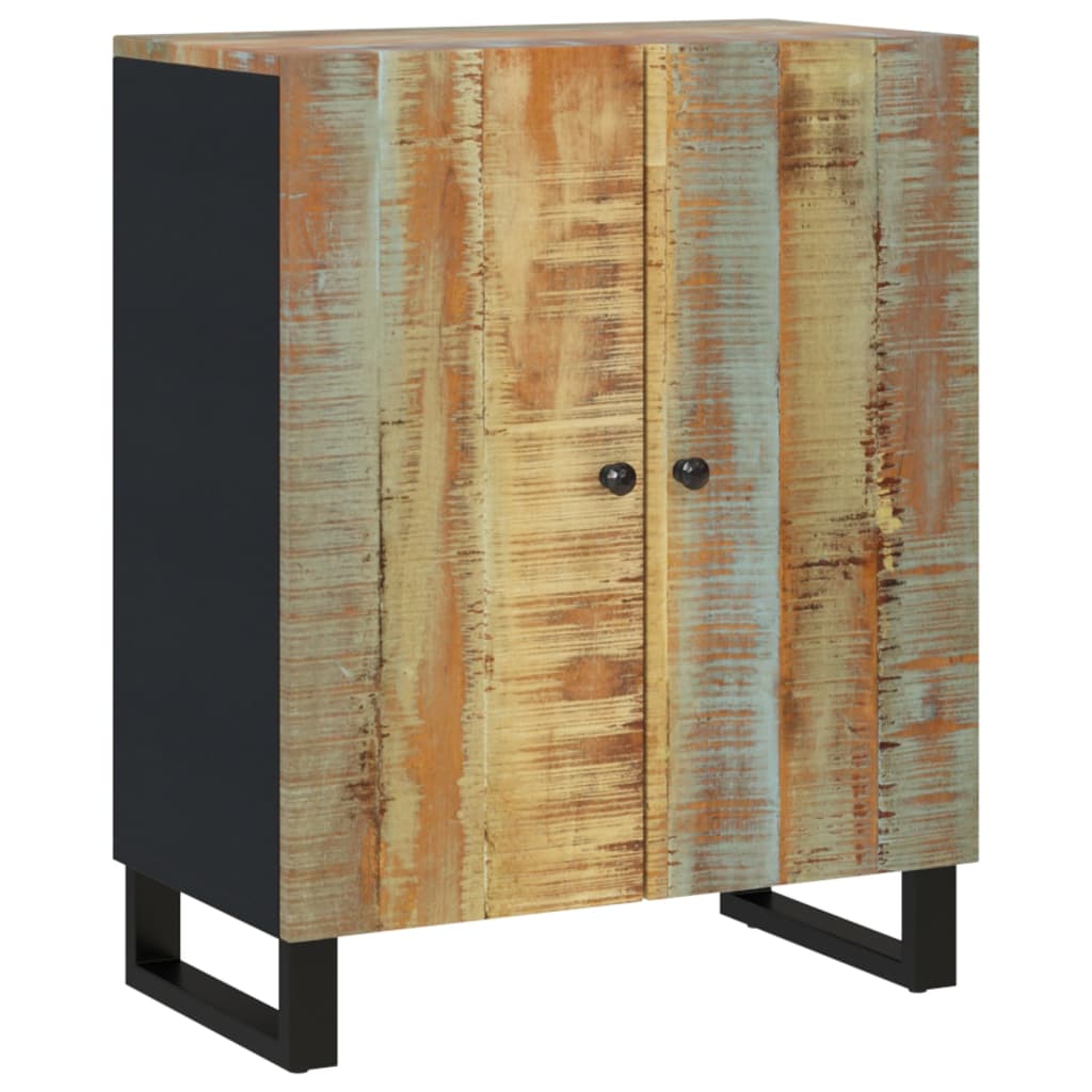 Příborník 60 X 33 X 75 Cm Masivní Recyklované Dřevo