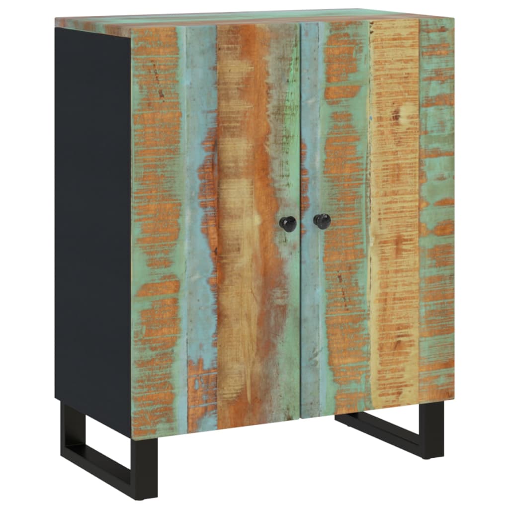 Příborník 60 X 33 X 75 Cm Masivní Recyklované Dřevo