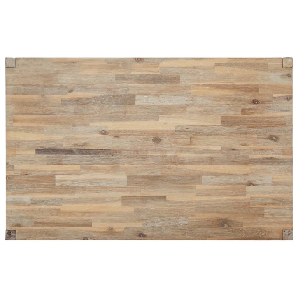 Jídelní Stůl 110 X 70 X 75 Cm Masivní Akáciové Dřevo