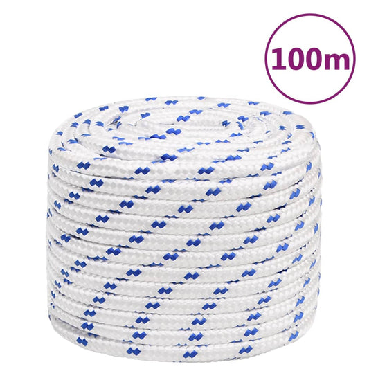 Lodní lano bílé 18 mm 100 m polypropylen