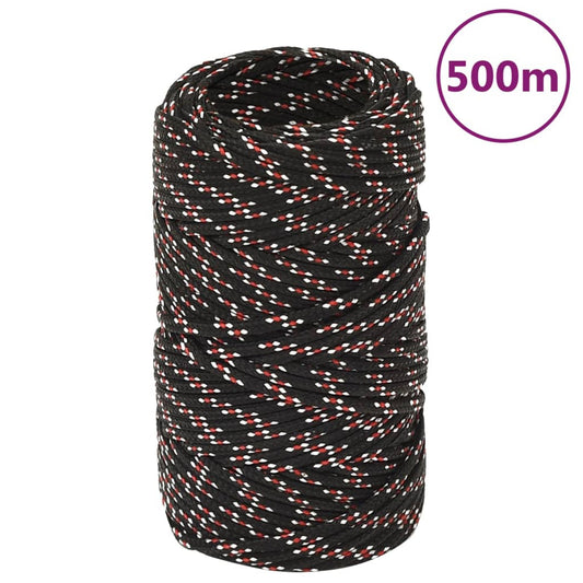 Lodní lano černé 2 mm 500 m polypropylen
