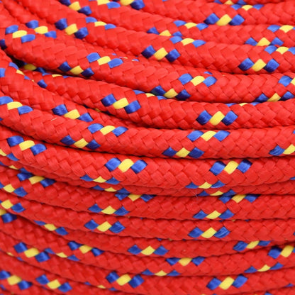 Lodní Lano Červené Polypropylen Červená