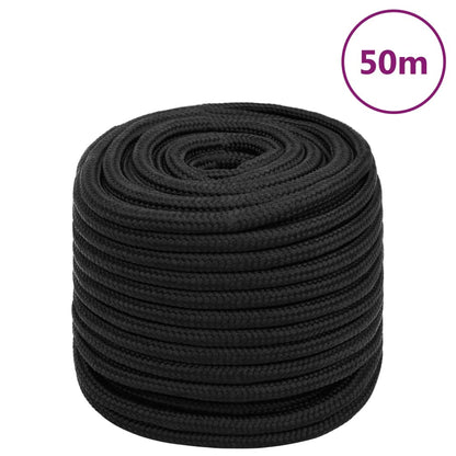 Lodní Lano Celočerné Polypropylen Černá