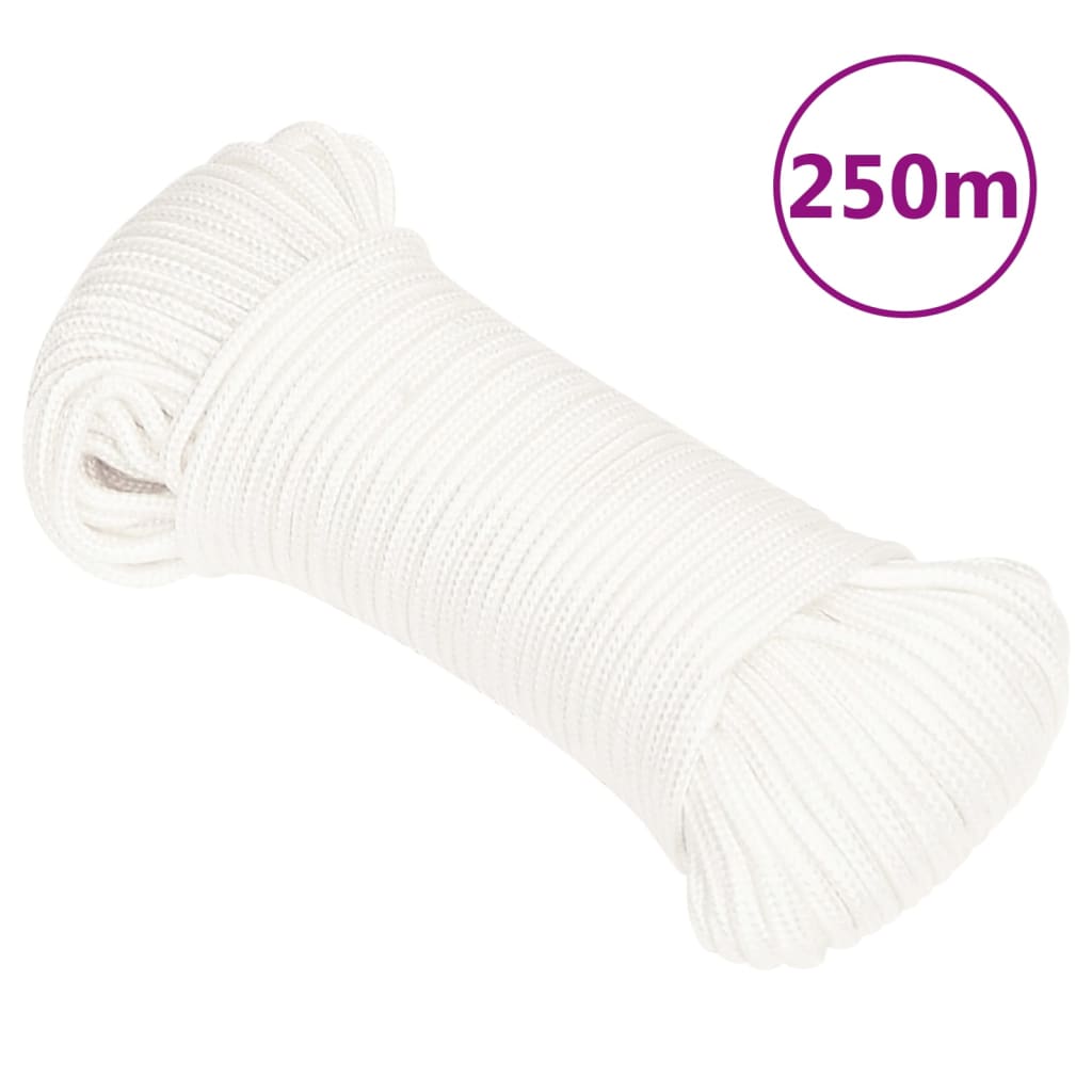 Lodní Lano Celobílé Polypropylen Bílá