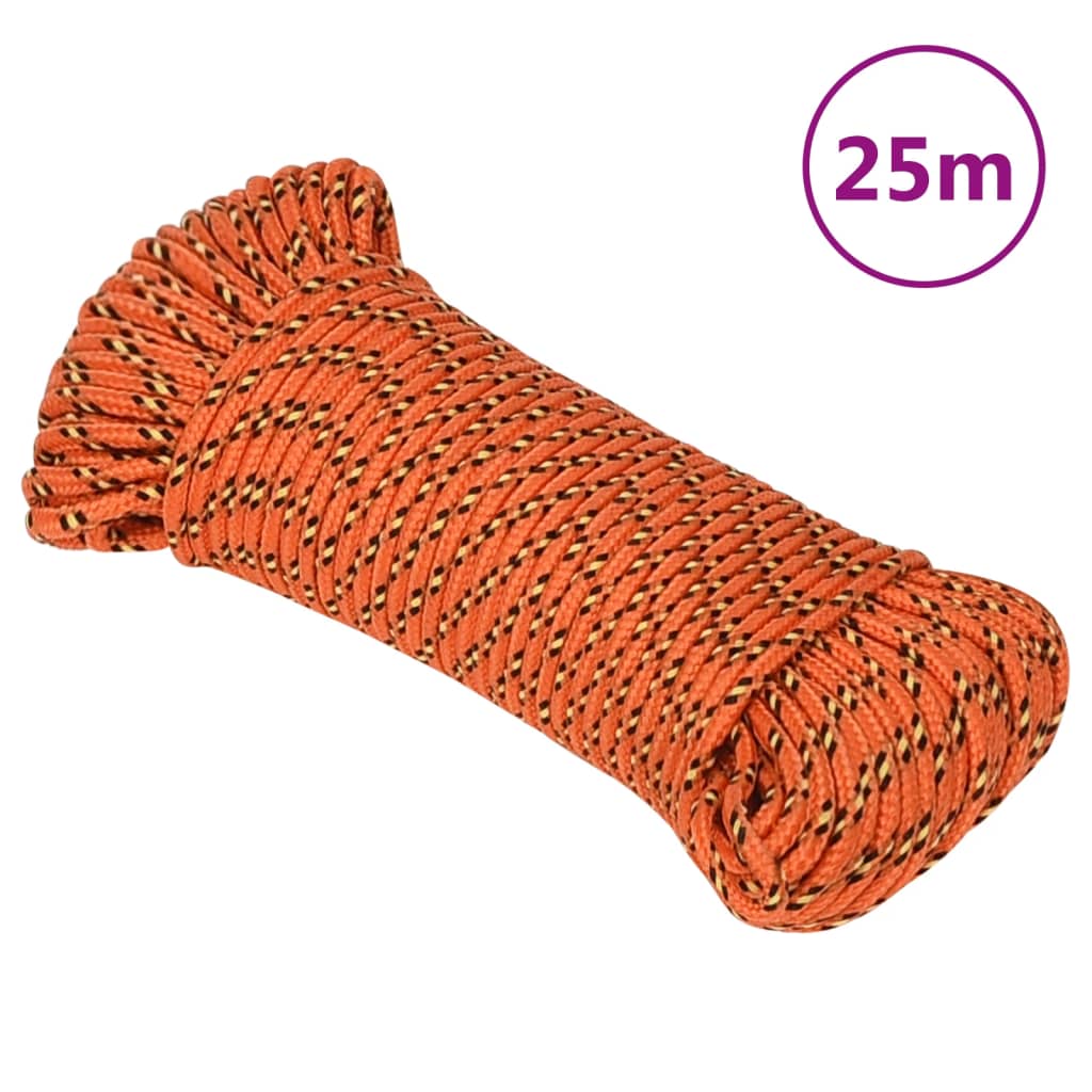 Lodní Lano Oranžové Polypropylen Orange
