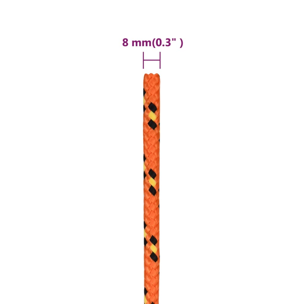 Lodní Lano Oranžové Polypropylen Orange